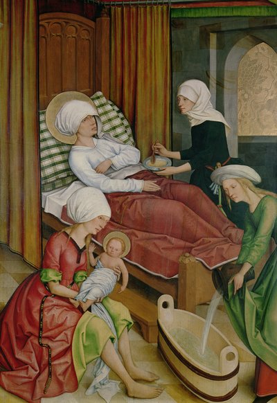 The Birth of the Virgin by Master of the Pfullendorf Altar